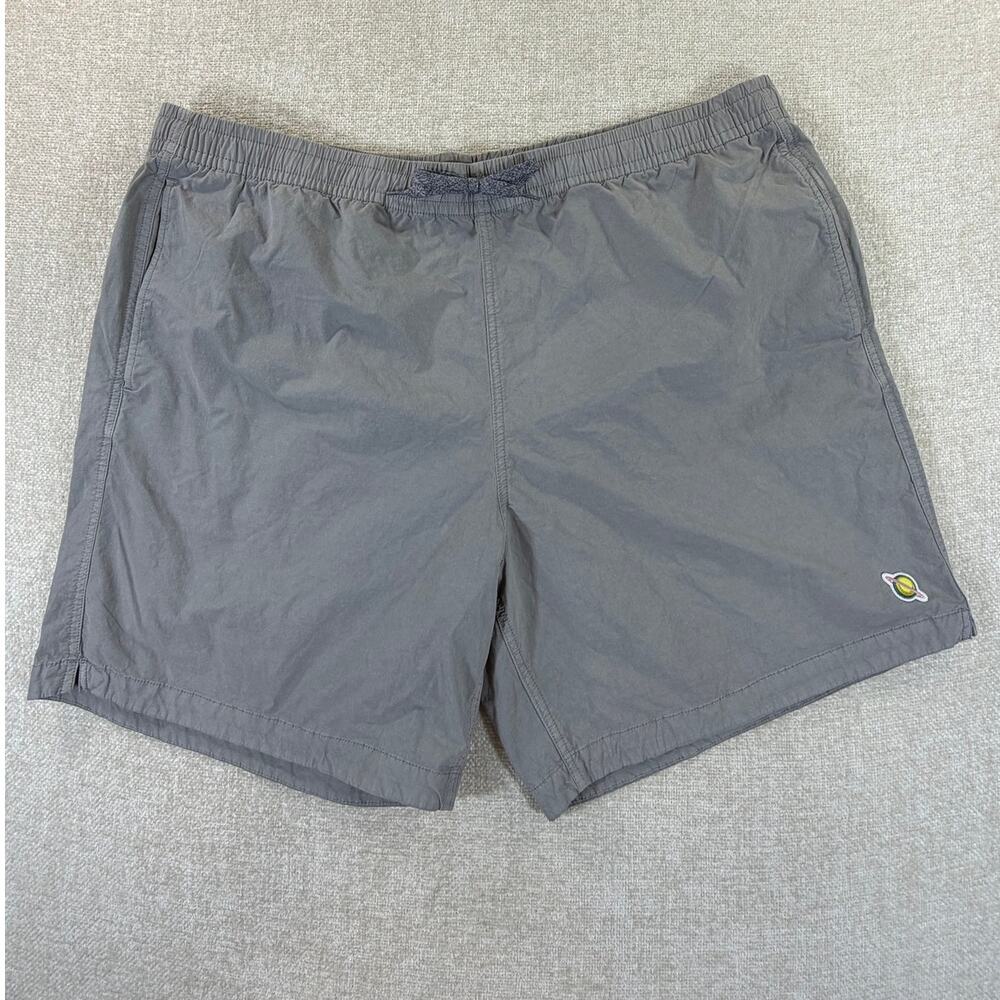Bonobos Men's 2XL Gray NWT Goodsport 7 Inch Planet Graphic Drawstring Shorts Fit